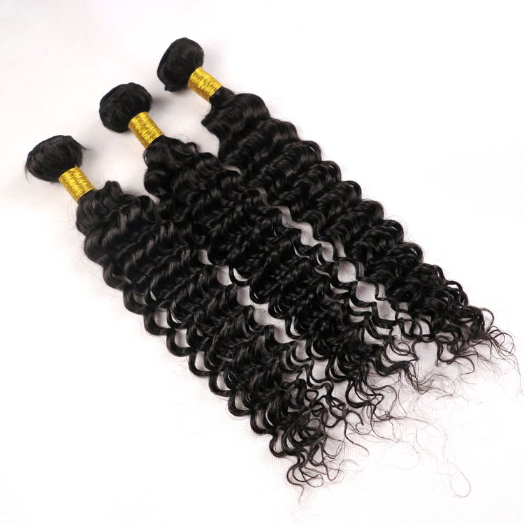 

Virgin Mongolian Hair Human Hair Weaves Deep Curly Wefts 8-34Inch Unprocessed Brazilian Peruvian Indian Cambodian Cheap Hair Extensions, Natural color