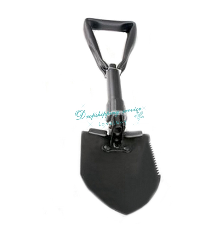 

Wholesale-Mini Folding Shovel Survival Trowel Dibble Pick Camping Outdoor Tool Multifunction Organize Garden Shovel Spade Free Shipping