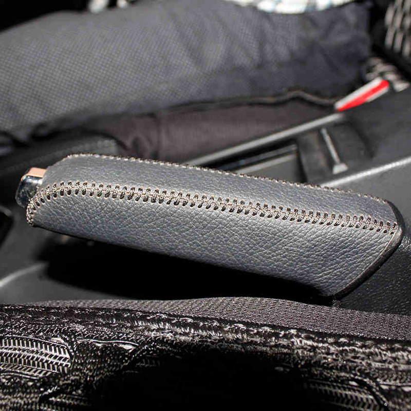 

Hyundai Elantra Avante handbrake cover Car styling Interior decoration accessories Genuine leather Handbrake cover