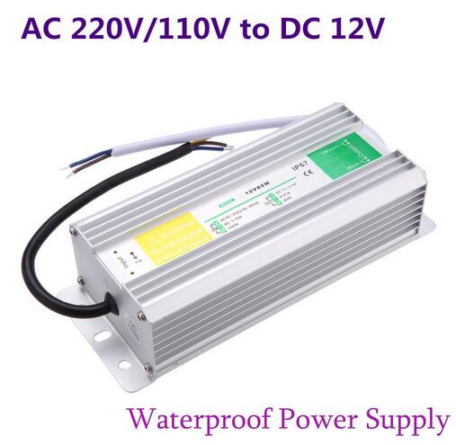 

DC 12V LED Power Supply 50W 60W 80W 100W 150W Transformer Waterproof IP67 Driver for Outdoor Garden Landscape Strip Light