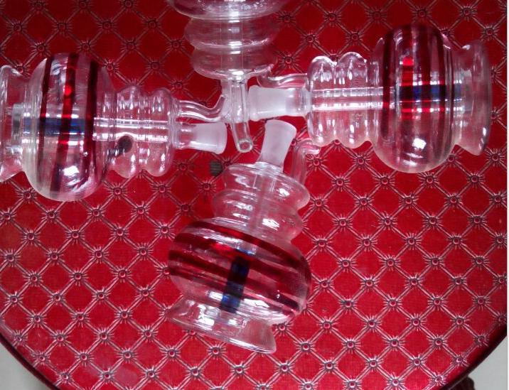 

Free shipping wholesale Hookah - red lantern glass hookah, large better