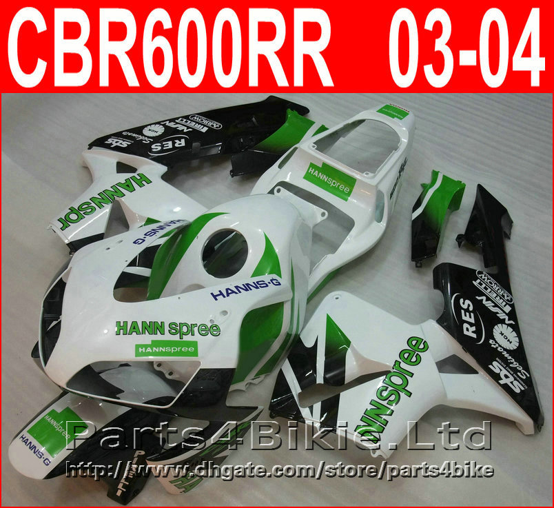 

100% Fit HANNSpree bodykit for Honda fairings CBR600RR 2003 2006 Injection Mold fairing kit CBR 600 RR CBR 600RR 03 04 CJUD, Same as picture