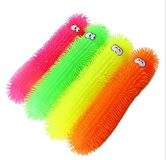 

2021 Caterpillar Silicone Puffer Toy 55 cm Funny Kids Blink Toys Stress Relief Toys