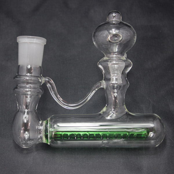 

Angled Joint Lacunaris Inline Ashcatcher in 14mm or 18mm for Glass bongs Glass bubbler and Percolator inline perc Ash Catcher keeping clean
