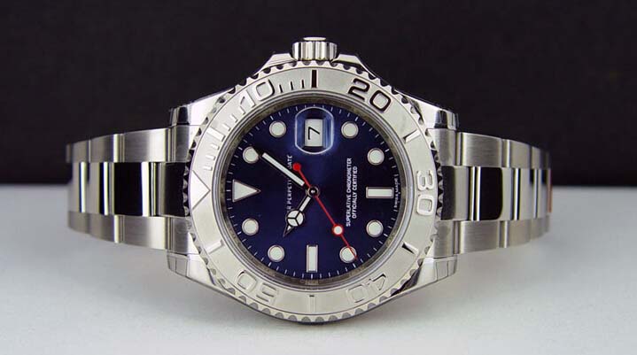 

Luxury WATCHES NEVER WORN Platinum Blue Dial 40mm 116622 - WATCH CHEST Man Wristwatch, Silver