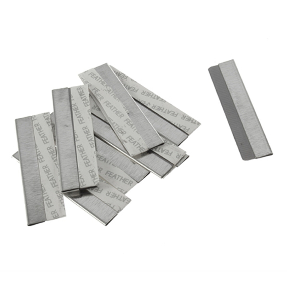 Wholesale-High Quality 10 Pcs Platinum Coated Edge Cut Blade for Fimo Canes Nail Art 2015 Hot