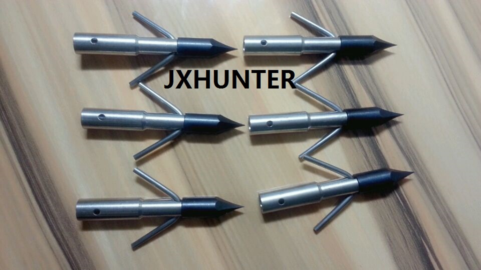 

6 PK Bowfishing Arrow Point Arrow Head 350 grain arrow tips Quick Release For 5/16 fishing Arrow