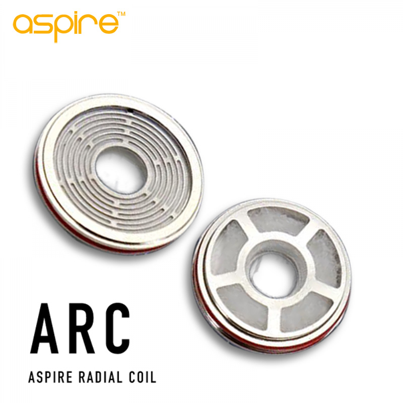 

100% Original Aspire Revvo Tank ARC(Aspire Radial Coil) Replacement Coil Head for Skystar/Typhon Kit 0.1~0.16ohm Stove Top Atomizer