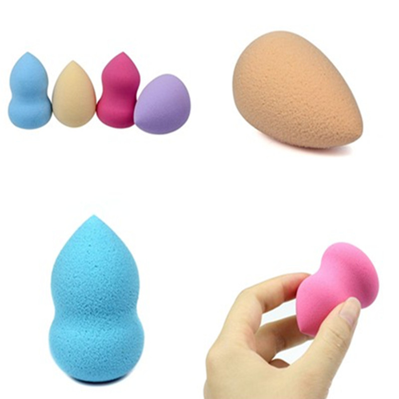 

Wholesale-4pcs/lot Makeup Foundation Sponge Make Up Brush Set Powder Smooth Beauty Make Up Tool Free shipping&Wholesale