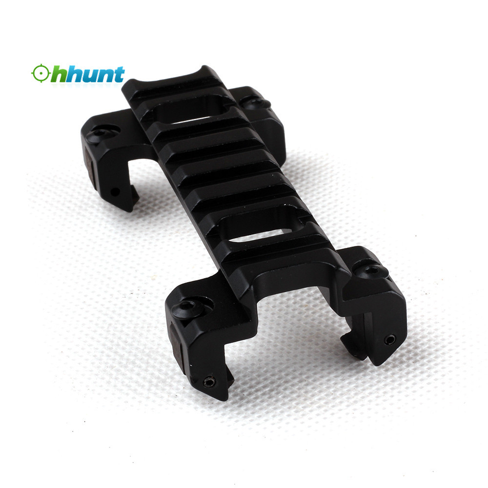 

Free Shipping MP5 Gun Bi-directional Tactical Low Profile Weaver Picatinny Rail Base Mount made in China