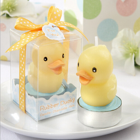 

Yellow Duck Candle Gift Box Packing Baby Candles Baby Souvenirs Baby Shower Gift Favors Baby Birthday Party Decoration, Light yellow