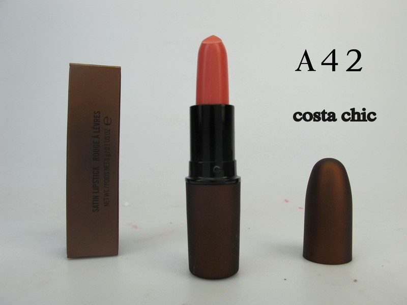

2016 hot sale Makeup color A42 costa chic lip stick Lipstick 3g, See photo