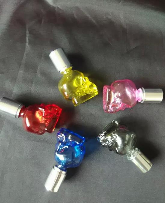 

Wholesale free shipping-----Stained glass skull bone head Style alcohol lamp, send wick, Hookah Accessories