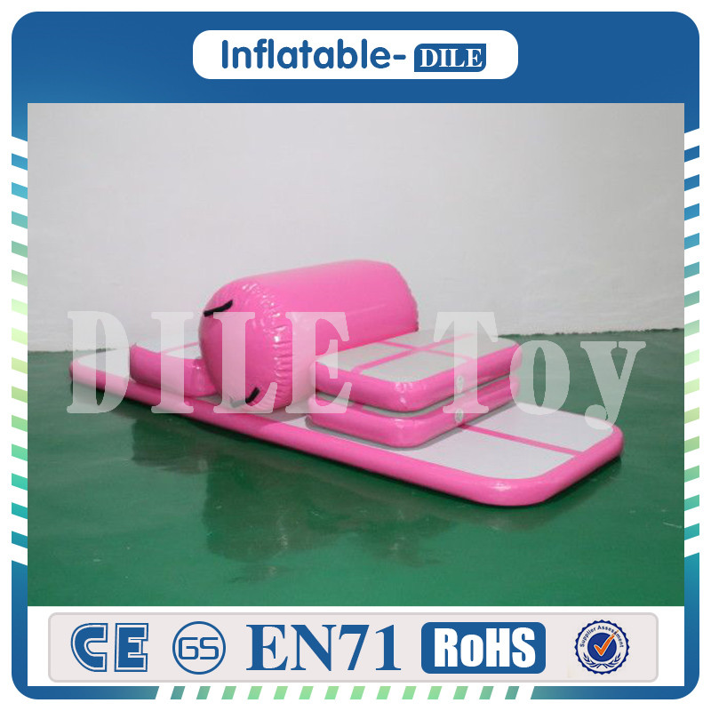 

Free Shipping popular Inflatable Air Track a set Air Tumbling Mat of home edition with One pump 6 sets