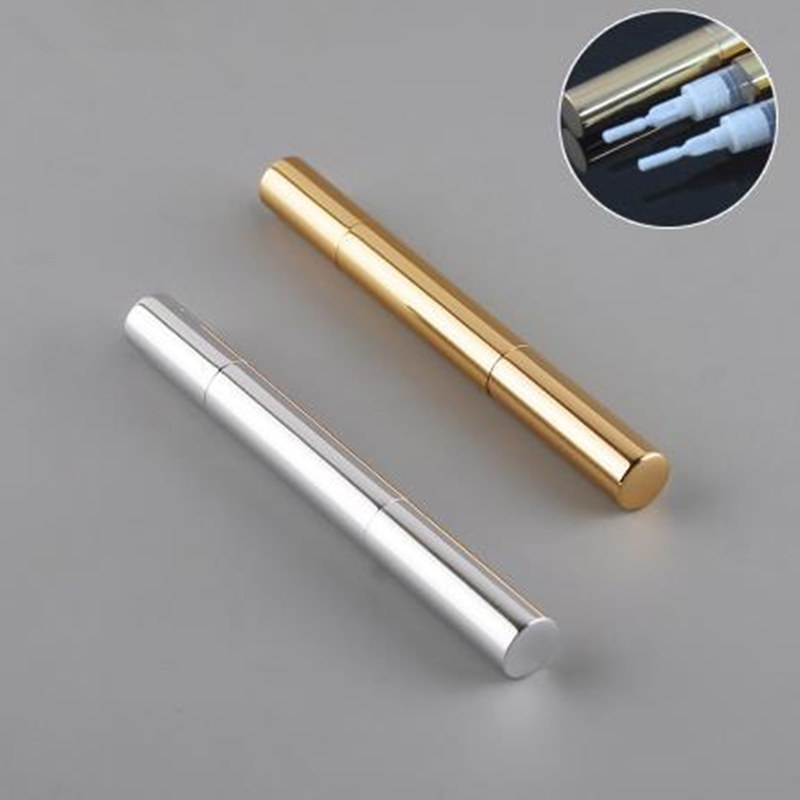 

Gold/Silver Eyelashes growth liquid pen, Empty Round Twist Pen, Lip Gloss Tube, Disposable Dial Up Pen,DIY Cosmetic tube F20172541