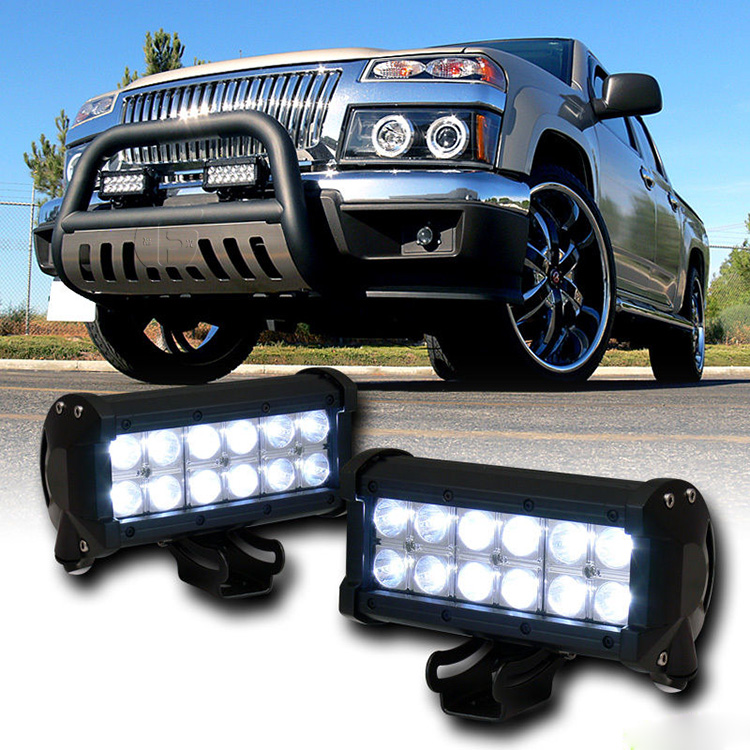 7inch CREE 36w led work light bar spot flood combo for ATV SUV tractor truck fog