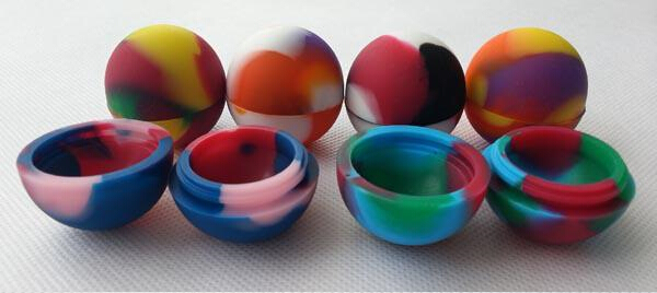 

Cheap Wax Jar Silicone Wax Jar Silicon Container NO Stick Silicon Container For Wax Bho Oil Butane Vaporizer