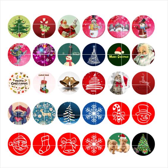 

Clasps & Hooks Christmas Snap Button Charm For Bracelet 30pcs / Lot GL034 Noosa,jewelry Making Supplier