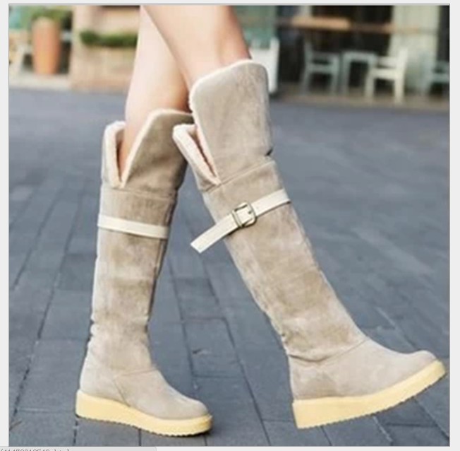 

Martin boots motorcycle women New arrived fashion women winter and autumn Plush boot, Beige