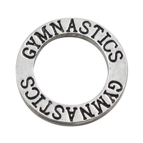 

Online Wholesale Gymnastics Circle Charms Alloy Message Charms 50pcs AAC708