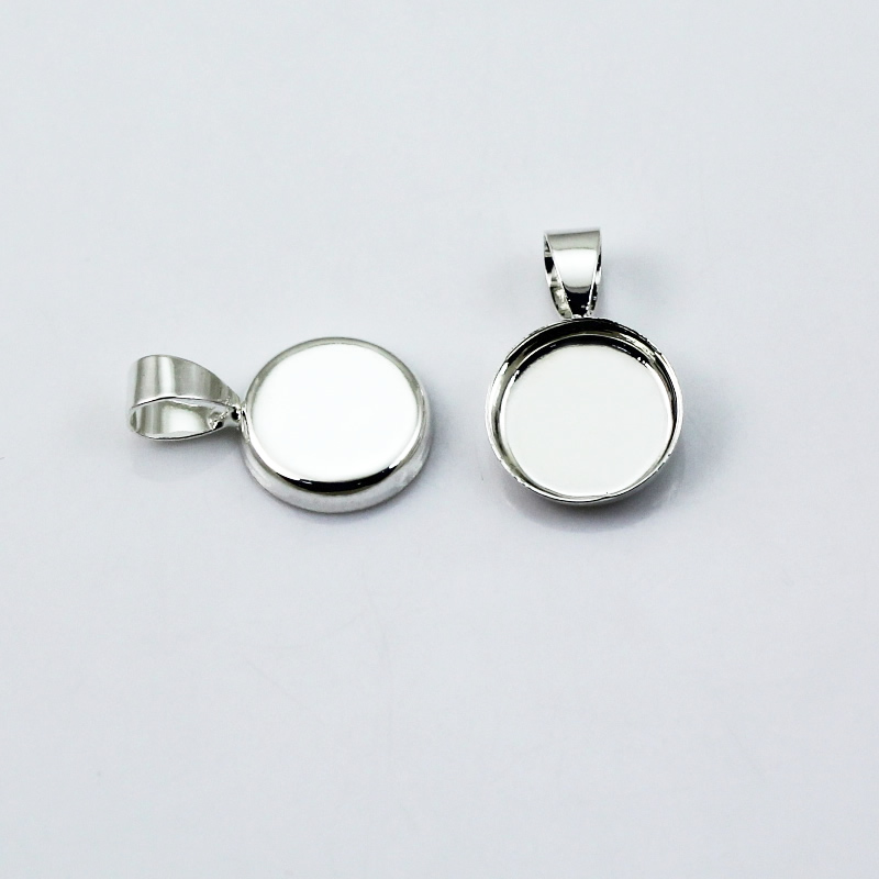 

Beadsnice pendant cups bezel cameo blanks cabochon base setting for diy jewelry findings brass pendant base free shipping