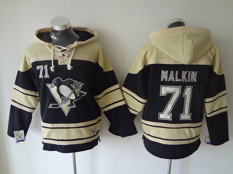 

Top Quality ! 100% Stitched Pittsburgh Penguins Old Time Hockey Jerseys 71 Evgeni Malkin Hockey Hoodie Pullover Sweatshirts Winter Jacket, Black