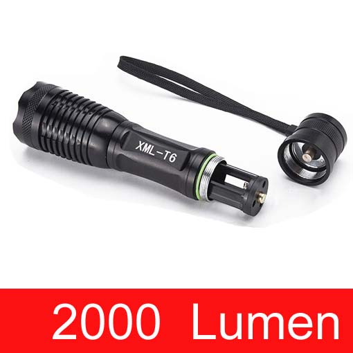 

Ultrafire E17 2000 CREE Zoomable 18650 Flashlight Lumen Light LED XM-L T6 Lamp Zoom Torch E6 Aiwhn