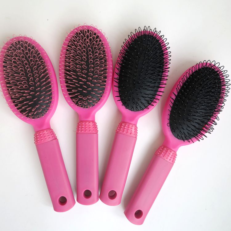 

Hair Comb Loop Brushes For Human Hair Extensions Wig Loop Brushes in Makeup Brushes Tools Pink color Big size