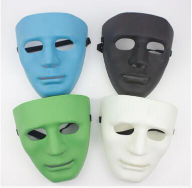 

Fashion BBOY Dancing Masks JabbaWockeeZ PVC Face Masks Black White Blue Green Colors Men Party Masks