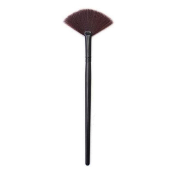 

Makeup Brush Slim Fan Shape Powder Concealor Portable Blending Foundation Professional New Fashion