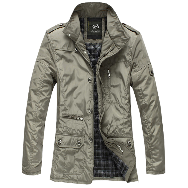 Fall-Veste Homme Sale 2015 Mens Jackets And Coats Fashion Solid Cotton Chaqueta Hombre Men's Winter Coat Plus Size Windbreaker Jacket