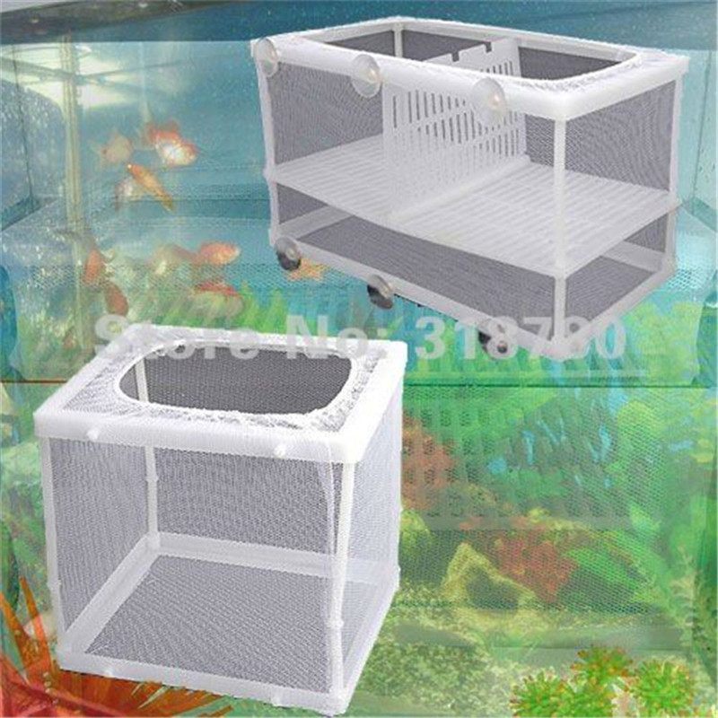 

S/L Wholesale Aquarium Fish Breeding Box Net Hanging Fish Hatchery Isolation Box for Aquarium Accessories