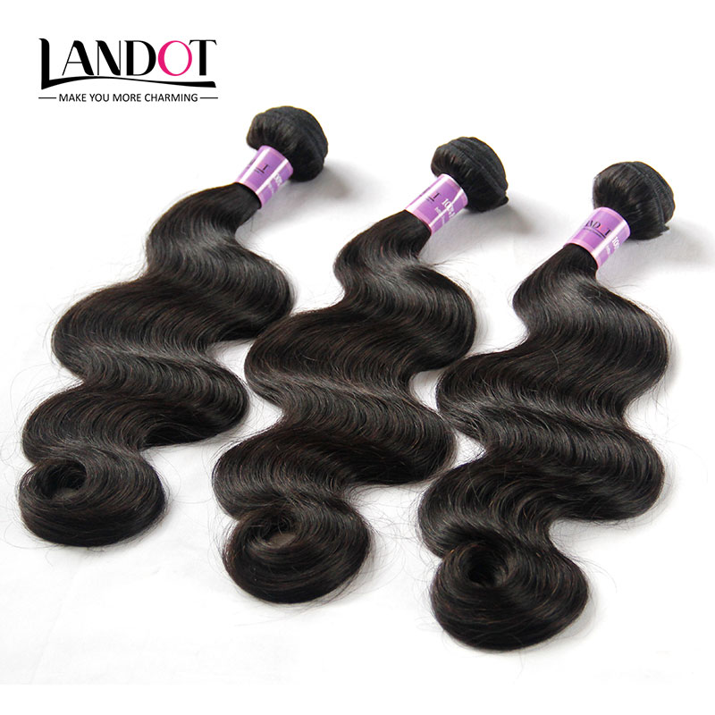 

9A Grade Unprocessed Peruvian Virgin Hair Body Wave 100% Human Hair Weave Bundles 3Pcs Natural Color Soft Full Peruvian Wavy Hair Extensions