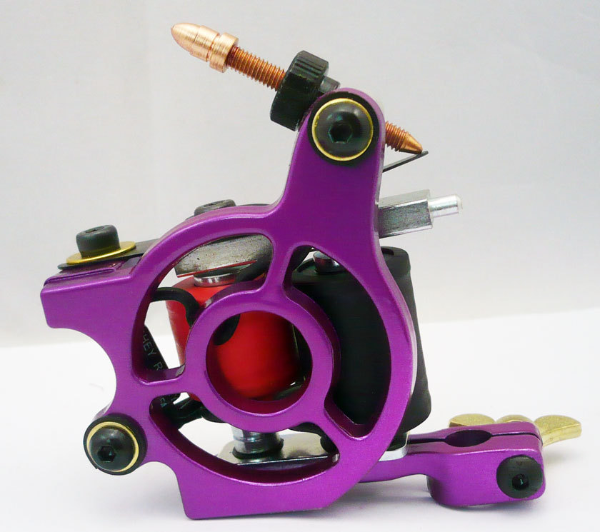 

High-end low-carbon Steel Handmade Tattoo Machine Gun Permanent Makeup 10 Wrap Coils Tattoo Gun For Body&Art 1110487-2