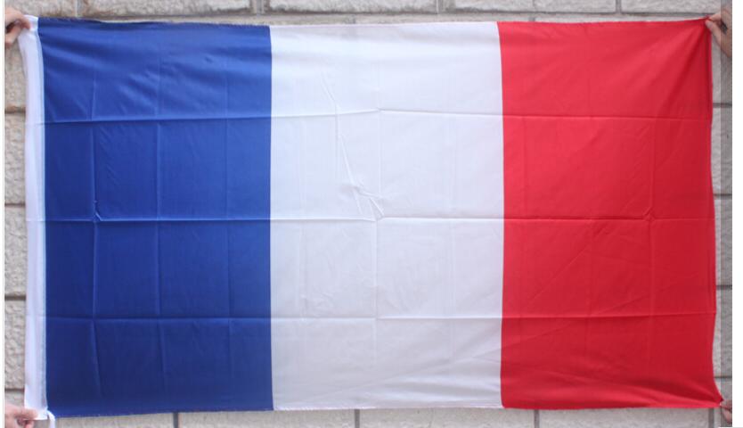 

banner flag 90*150cm france flag national polyster french flag for world cup
