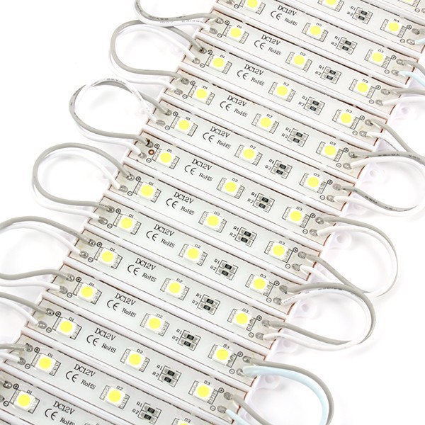

LED module light lamp SMD 5050 waterproof LED modules for sign letters LED back light SMD5050 3 led 0.72W 42lm DC12V IP65 free shipping