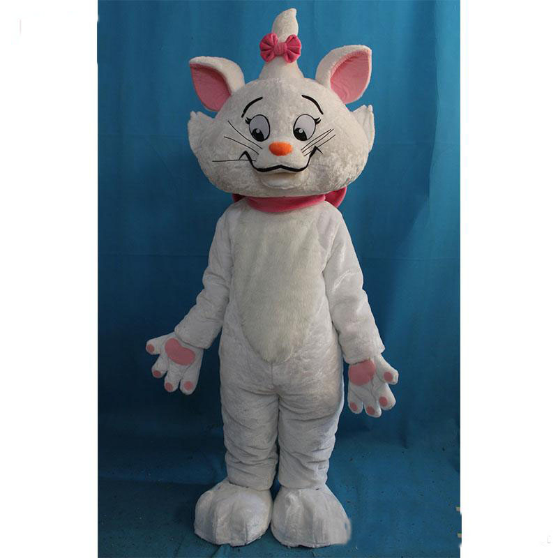 

2018 High quality Mouse Mascot Costume And Halloween Costume Customize Mascot Costume Birthdays Gift, White