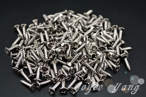 

Lots of 100pcs Chrome Guitar Pickguard Screws For Fender Strat/Tele Electric Guitar Bass Free Shipping Wholesales