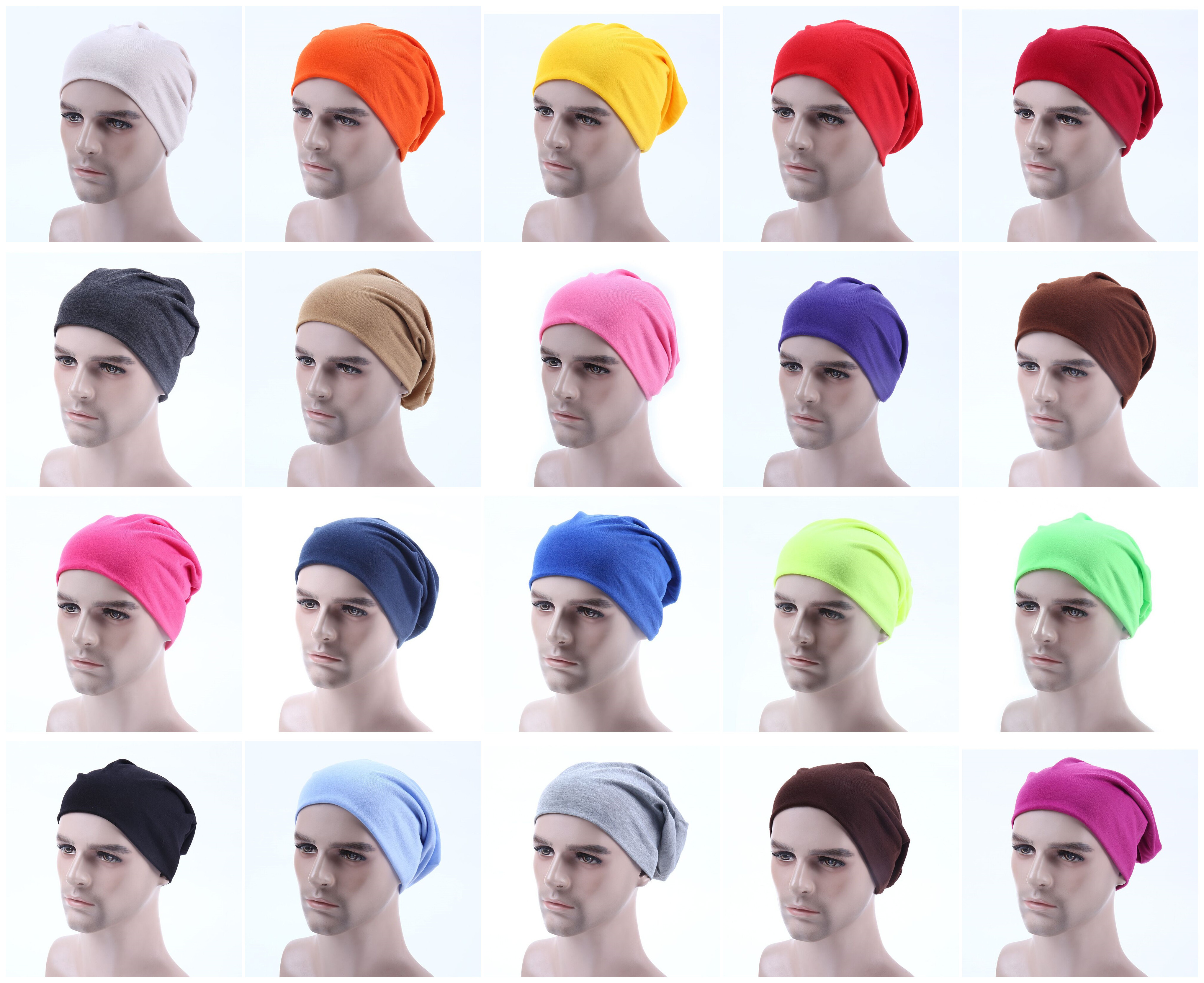 Fashion Unisex Men Candy Color Knitted Winter Warm Ski Crochet Slouch Hats For Women Cap Cotton Skullies Blends Beanie