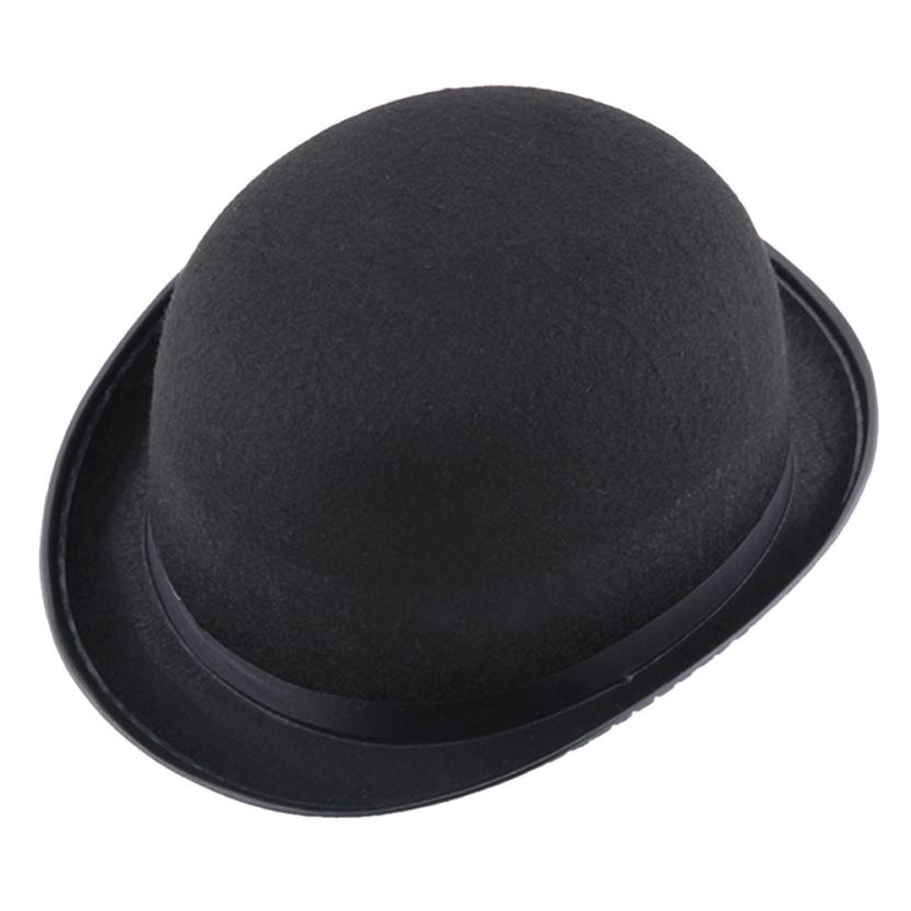 

Wholesale-SIF 2016 New Black Hat Halloween Magician Magic Hat Jazz Hat JAN 04