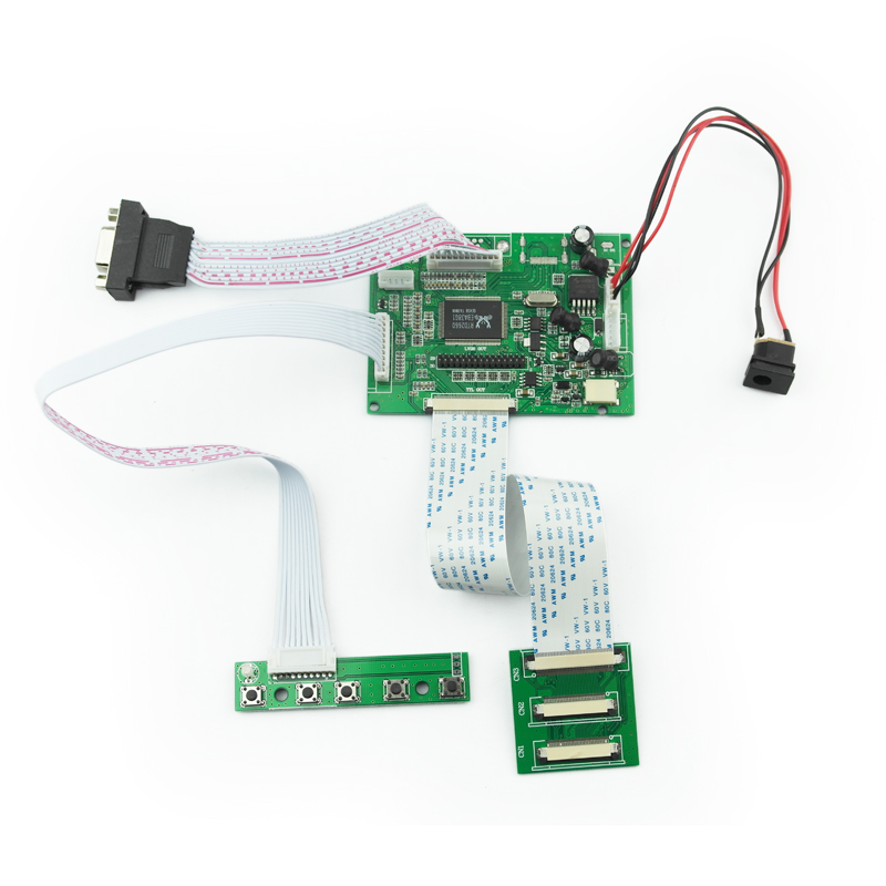 

VGA 2AV 50PIN TTL LVDS Driver Controller Board Module Monitor Kit for Raspberry PI 2 TFT LCD Screen Display Panel DIY Monitor