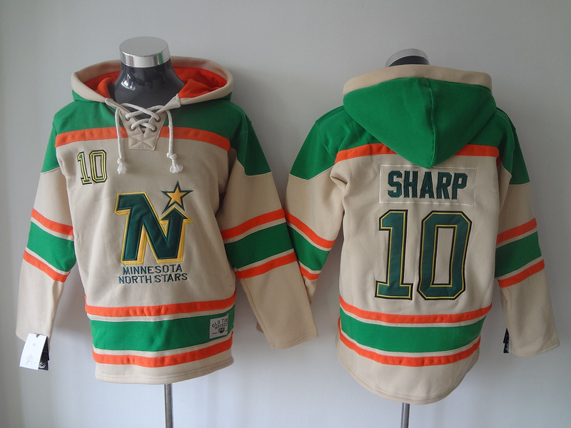 

Top Quality ! Dallas Stars Old Time Hockey Jerseys 10 Patrick Sharp Minnesota North Stars Hoodie Pullover Sweatshirts Winter Jacket, Beige