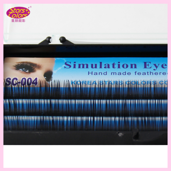 Top selling C curl Eyelash Handmade Synthetic Black False Eyelashes Extension Thickness(0.12mm)8/10/12mm natural false eyelashes-image-248540446