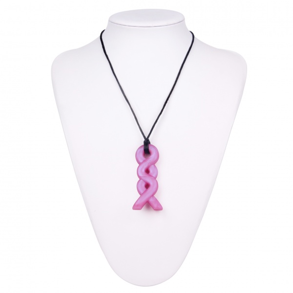 

BPA Free Twist Teether Chewing Pendant Necklace Silicone Teething Beads Autism Twist Teether Toy Chewelry Baby Shower Gift