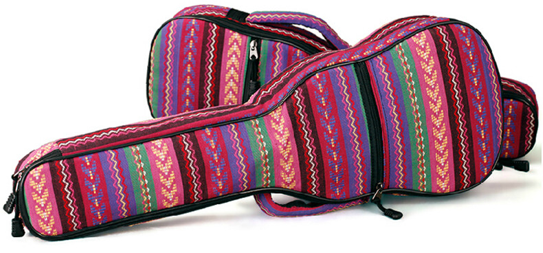 

21" 23" Ukulele Bag Ethnic Embroidery Fabrics Mini Guitar Soft Case Gig Bag Free Shipping Wholesales Free Shipping Wholesales