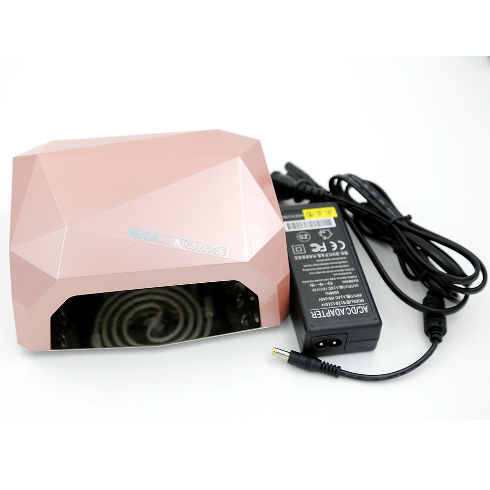 

Nail Salon Equipment 1pcs/lot 36W UV Lamp +LED Nail UV Light Gel Nail Kit CCLF Lamp ZS-LCL014-36w, Champagne