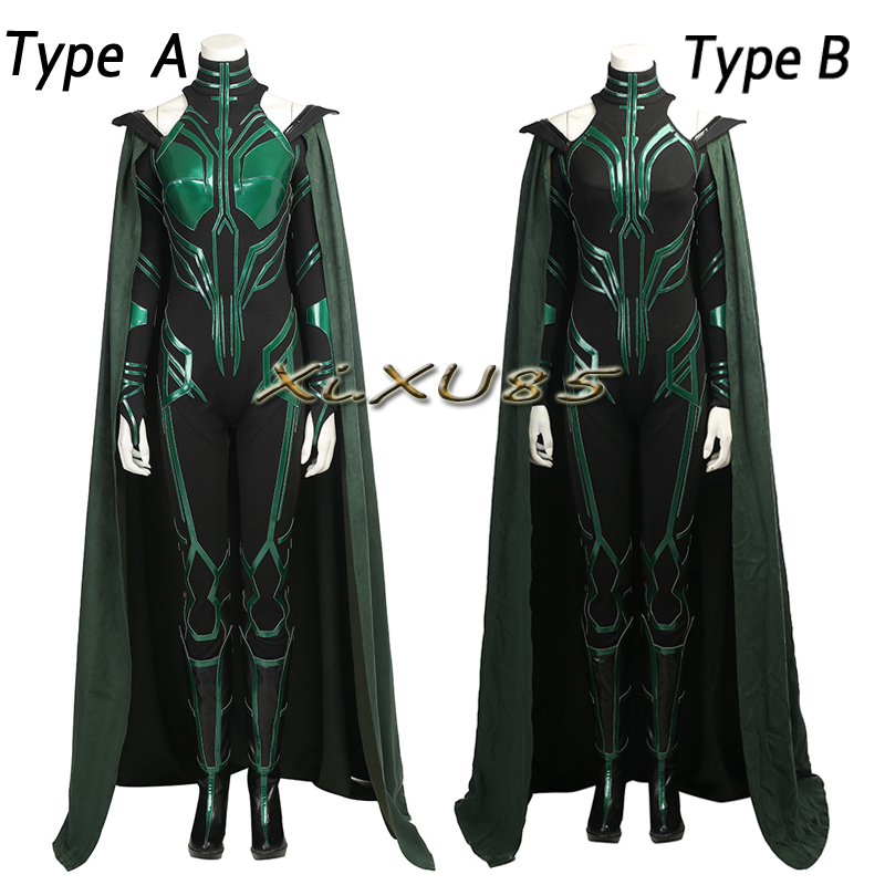 New Thor 3 Ragnarok Trailer Hela Cosplay Shoes High Heel Boots Halloween Cos
