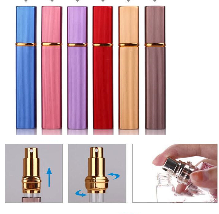 

Fashion Deluxe Travel Refillable Mini Perfume 12ml Bottle Atomiser Spray Portable Cosmetics spray bottle 12ML Can be customized LOGO