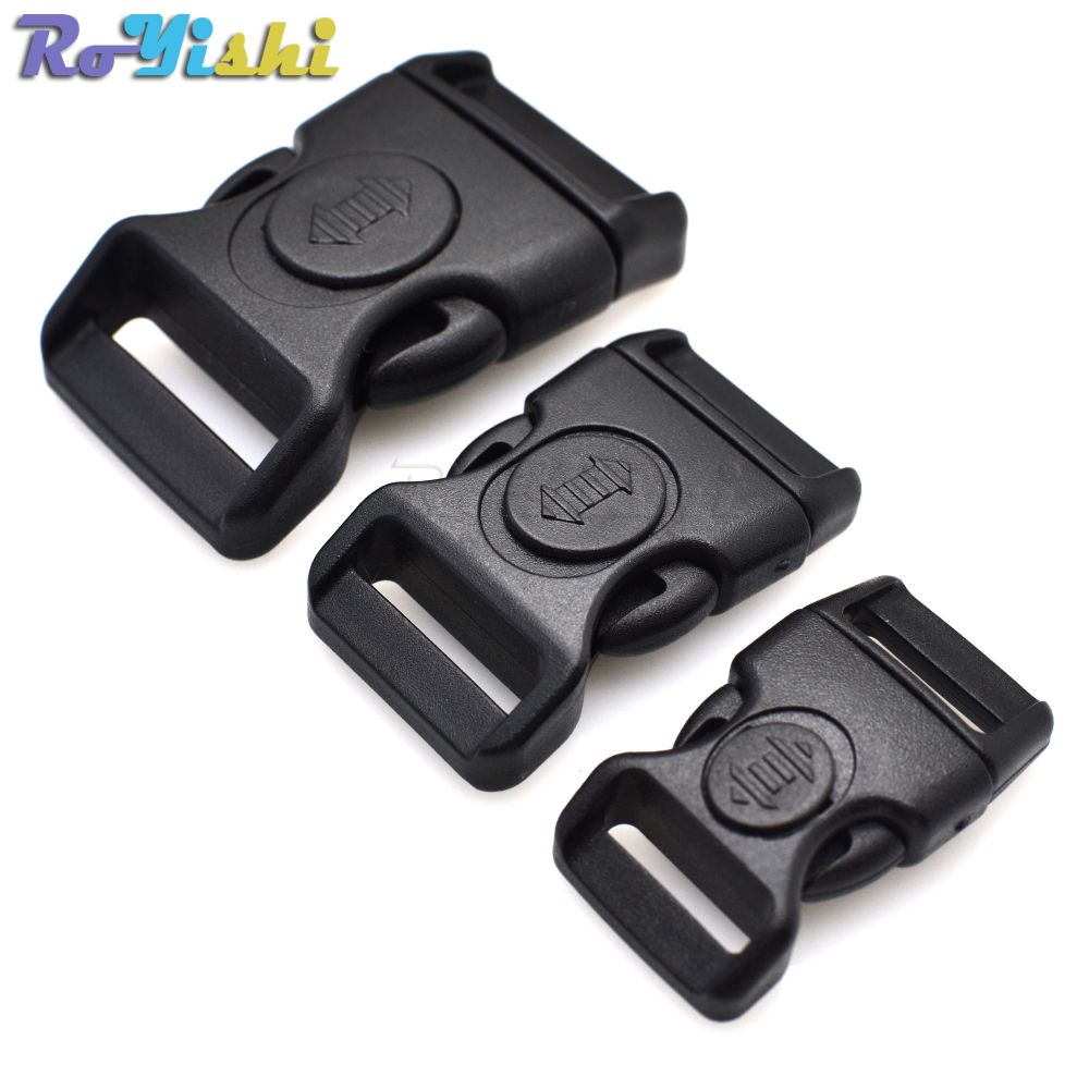 10pcs Plastique Boucle à Libération Latérale Pour Bracelet Paracorde