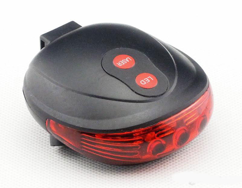 

1Set Bike accessories Bicycle led Cycling Laser led bike tail light(2 Laser + 5 LED), LED light Bike safety bike bycicle light